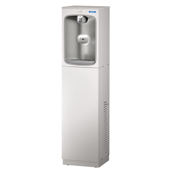 Oasis PCPEBQ Free-Standing, Contactles QUASAR UV-C Bottle Filler, Non-Refrigerated Stainless