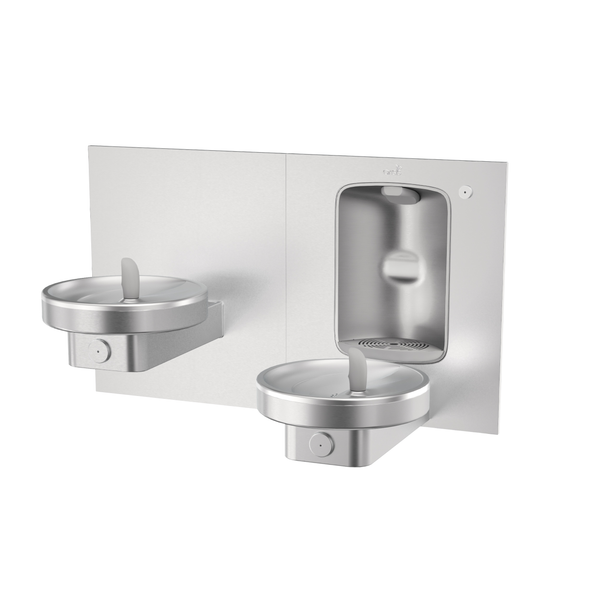 Oasis MMRSLSBF Bi Level, Radii Fountain w/Mechanical Bottle Filler, Non-Refrigerated Stainless