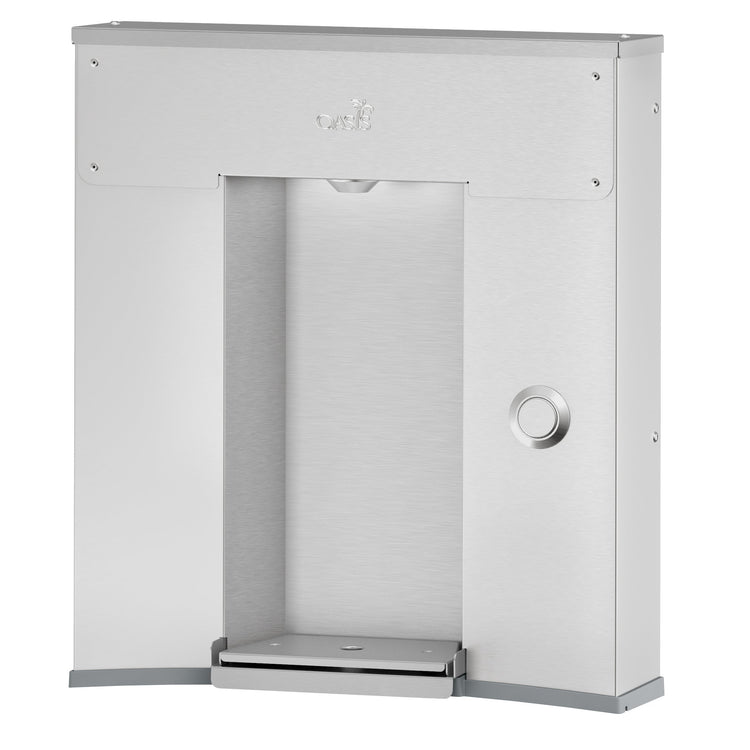 Oasis PWFMVBF-FRX Retrofit, Vandal Resistant Mechanical Bottle Filler, Pharmaceutical Filter, Non-Refrigerated Stainless