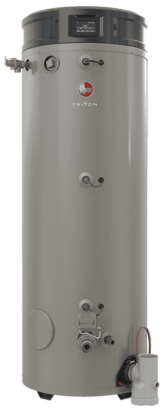 RHEEM GHE100SS-400 Natural Gas Triton 100 Gallon Smart Auto Shutoff Commercial Gas Water Heater