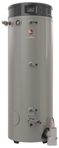 RHEEM GHE100SS-250 Natural Gas Triton 100 Gallon Smart Auto Shutoff Commercial Gas Water Heater