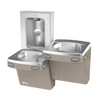 Oasis PG8SBFSL Bi-Level Mechanical Drinking Fountains w/Mechanical Bottle Filler, Refrigerated Sandstone