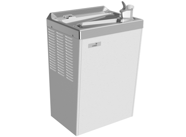 Oasis P8M On-A-Wall Cooler, Refrigerated Greystone