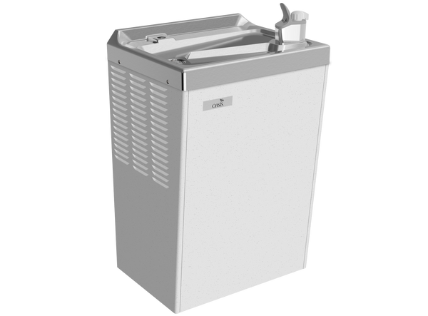 Oasis P14M On-A-Wall Cooler, Refrigerated Greystone