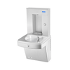 Oasis PGVFSVBF-BRB-FVF Mechanical Vandal Resistant Drinking Fountain and Bubbler w/Electro-Mechanical Bottle Filler, VersaFilter III Filter, Non-Refrigerated Stainless