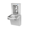 Oasis PG8EBF Mechanical Drinking Fountain w/Contactless Bottle Filler, Refrigerated Greystone