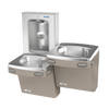 Oasis PG8EBFSL Bi-Level Drinking Fountains w/Contactless Bottle Filler, Refrigerated Sanstone