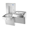 Oasis PGVSVBFSL-BRB Bi-Level Mechanical Vandal Resistant Drinking Fountains and Bubblers w/Electro-Mechanical Bottle Filler, Non-Refrigerated Stainless