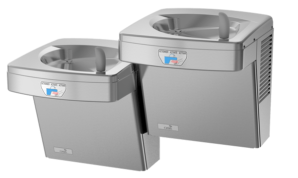 Oasis PGF8ACSLTT-FPF Bi-Level Contactless Drinking Fountains Total PFAS Filter, Refrigerated Stainless
