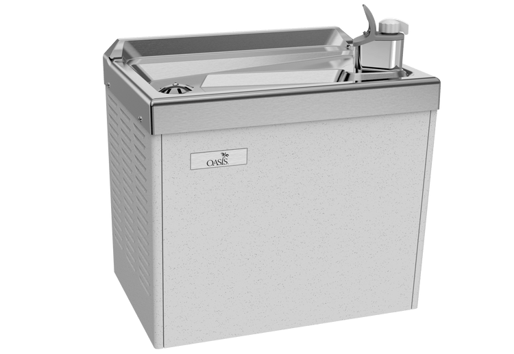 Oasis PLF4CM enfriador compacto de pared, acero inoxidable refrigerado
