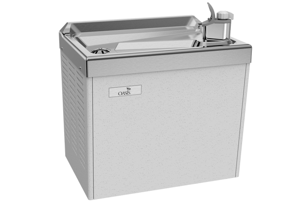 Oasis PLF4CM Compact On-A-Wall Cooler, Refrigerated Greystone