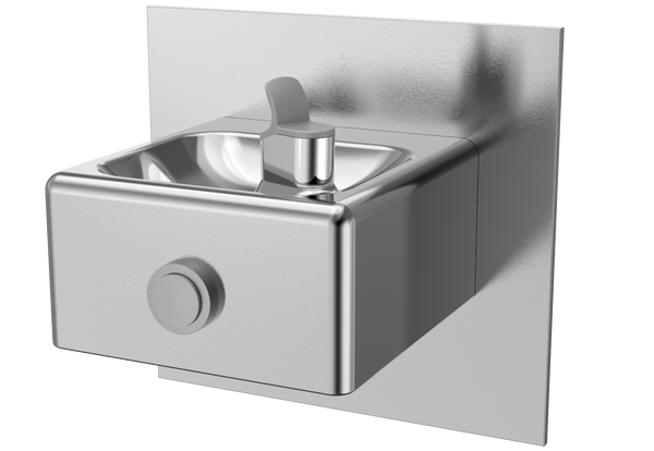 Oasis M110PM On-A-Wall Fountain, Non-Refrigerated Stainless