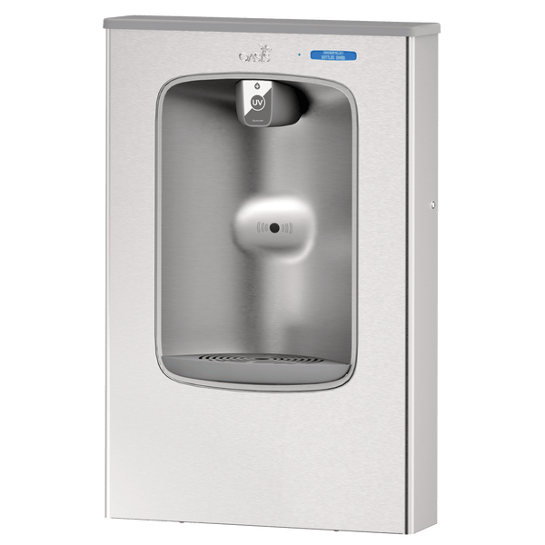 Oasis PWSMEBQ Surface Mount, QUASAR UV-C Bottle Filler, Non-Refrigerated Stainless
