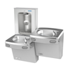 Oasis PG8FEBFSL-BRB-FVF Bi-Level Mechanical Drinking Fountains and VR Bubblers w/Contactless Bottle Filler, VersaFilter III Filter, Refrigerated Stainless