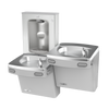 Oasis PG8SBFSL-BRB Bi-Level Mechanical Drinking Fountains and VR Bubblers w/Mechanical Bottle Filler, Refrigerated Stainless