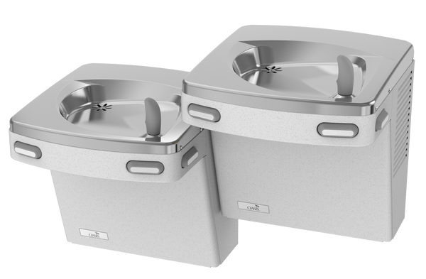 Oasis PGF8ACSL-FVF Bi-Level Mechanical Drinking Fountains VersaFilter III Filter, Refrigerated Greystone