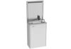 Oasis PLF8SM Simulated Recessed Cooler, Refrigerated Stainless