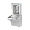 Oasis PGFEBFT-FPF Contactless Drinking Fountain w/Contactless Bottle Filler,  Total PFAS Filter, Non-Refrigerated Greystone