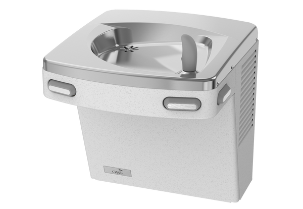 Oasis PGFAC-FPF Mechanical Drinking Fountain, Total PFAS Filter, Non-Refrigerated Greystone