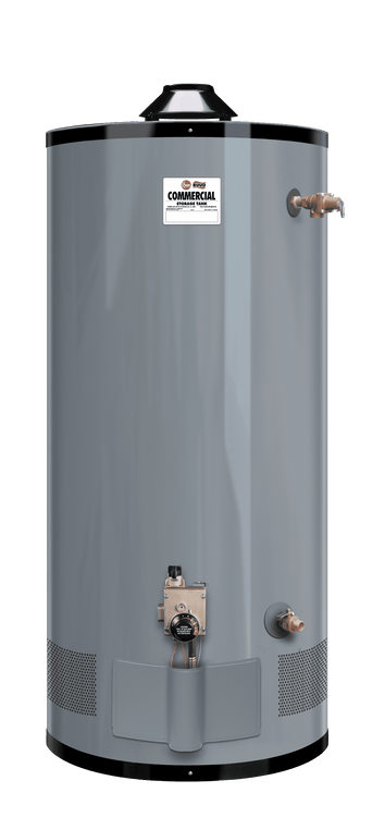 RHEEM G100-80N Medium Duty 100 Gallon Commercial 76,000 BTU Natural Gas Water Heater